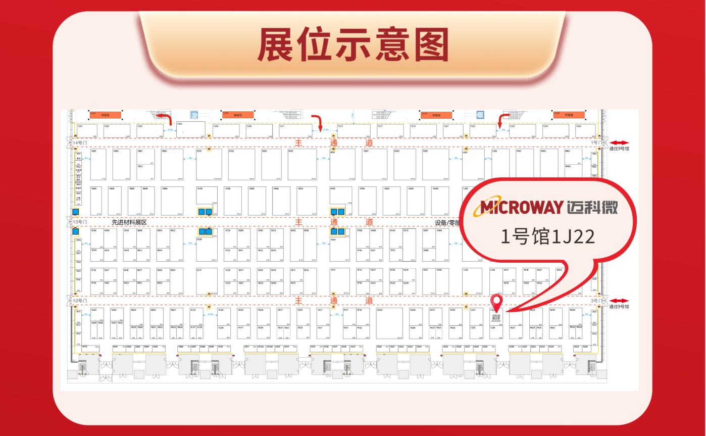 MICROWAY迈科微干泵湾芯展邀请函